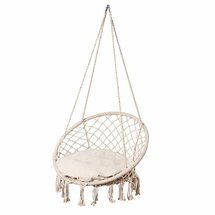 Online Designer Bedroom Cotton Macrame Swing Chair Hammock