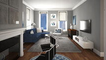 Online Designer Living Room 3D Model