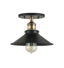 Online Designer Living Room Montreal 1-Light Semi-Flush Mount