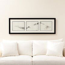 Online Designer Bedroom Intervals Triptych Print