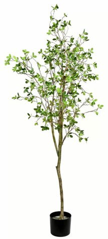 Online Designer Combined Living/Dining Artificial Milan Leaf Tree in Pot