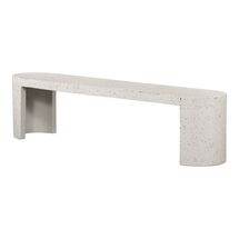 Online Designer Patio Terrazzo Concrete Outdoor Bench