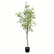 Online Designer Bedroom Artificial Milan Leaf Tree in Pot