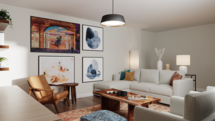 Online Designer Living Room 3D Model