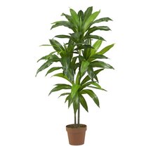 Online Designer Living Room Silk Floor Plant in Pot