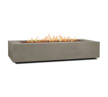 Online Designer Other Burrows 70" X 32" Steel Rectangular Propane Fire Pit Table