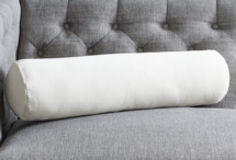 Online Designer Bedroom BOLSTER VELVET IVORY PILLOW