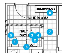 Online Designer Hallway/Entry Floorplan