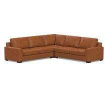 Online Designer Combined Living/Dining Leather Sectional