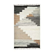 Online Designer Living Room Colca Wool Rug, Flax, 5'x8'