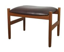 Online Designer Bedroom Original Danish Modern 1960s Teak Stool by Spottrup,