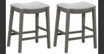 Online Designer Other Set of two Clewiston Bar & Counter Stools