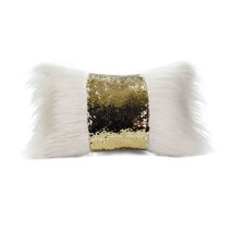 Online Designer Bedroom Adamsburg Rectangular Faux Fur Pillow Cover & Insert