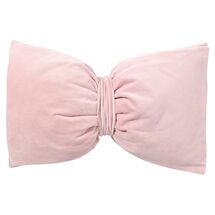 Online Designer Bedroom The Emily & Meritt Velvet Bow Pillows, Quartz Pink