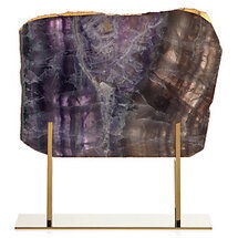 Online Designer Business/Office Fluorite Slab On Stand