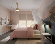 Online Designer Bedroom 3D Model