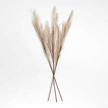 Online Designer Bedroom Faux Taupe Pampas Grass Bunch 45"