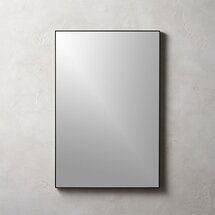 Online Designer Bathroom infinity black rectangle mirror 24"x36"