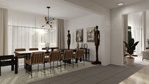 Online Designer Combined Living/Dining 3D Model