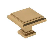 Online Designer Other Appoint 1 1/4" Length Square Knob, Champagne Bronze