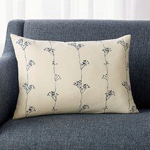 Online Designer Combined Living/Dining Eva Botanical Pillow 22"x15"