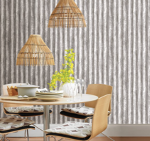 Online Designer Living Room Corrugated Metal Industrial 33' x 20.5" Geometric Panel Wallpaper