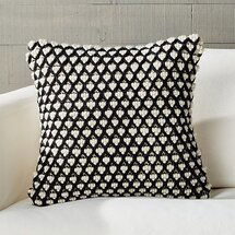 Online Designer Combined Living/Dining Lucci Macrame Pillow with Feather-Down Insert 18"