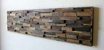 Online Designer Bedroom Large Reclaimed Barn Wood Abstract Wall Art