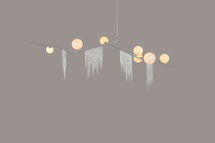 Online Designer Bedroom 7-globe Cherry Bomb Fringe Chandelier