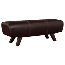 Online Designer Hallway/Entry Austin Vintage Tobacco Leather Pommel Bench