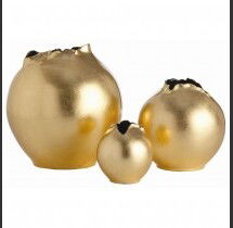 Online Designer Living Room Gold Globe Vases