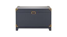 Online Designer Living Room Navy Blue Campaign Toy Box