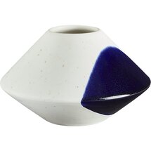 Online Designer Combined Living/Dining idris blue spot vase