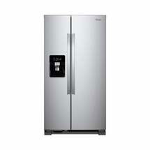 Online Designer Living Room Whirlpool 33 Inch Wide 21.4 Cu. Ft. Side by Side Refrigerator