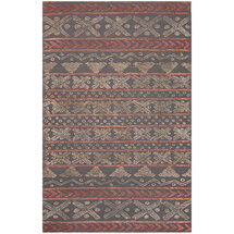 Online Designer Living Room Jaipur Stitched Etched Rose and Cement Hand-Tufted Rug 8' x 11'