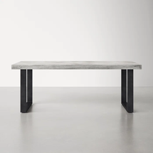 Online Designer Patio Clement Concrete Outdoor Dining Table