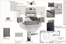 Online Designer Bedroom 3D Model