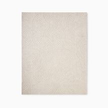 Online Designer Living Room Curved Lines Easy Care Rug