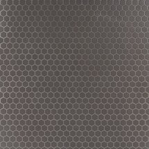 Online Designer Bathroom Level Black 1" Hexagon Matte Porcelain Tile