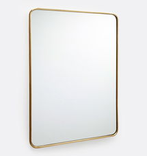 Online Designer Bathroom ROUNDED RECTANGLE METAL FRAMED MIRROR