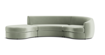 Online Designer Combined Living/Dining GISELLE 3-PIECE RIGHT SECTIONAL OR LEFT