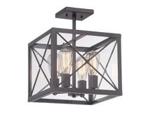 Online Designer Hallway/Entry Harlon 4-Light Semi Flush Mount