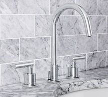 Online Designer Bathroom Exton Lever-Handle Widespread Bathroom Faucet