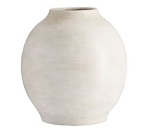 Online Designer Living Room Quin Ceramic Vase, White - Medium