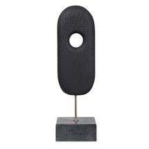 Online Designer Hallway/Entry Marble Stone Sculpture in Black