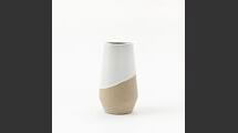 Online Designer Combined Living/Dining Half-Dipped Stoneware Vases