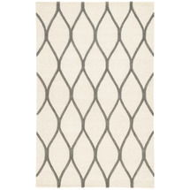 Online Designer Living Room Tinkham Hand-Tufted Wool Ivory Area Rug