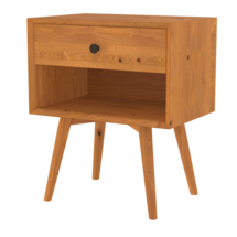 Online Designer Bedroom Henline 1-Drawer Solid Wood Nightstand