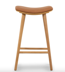 Online Designer Dining Room Union Saddle Bar Stool-Counter Height