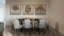 Online Designer Combined Living/Dining 3D Model
